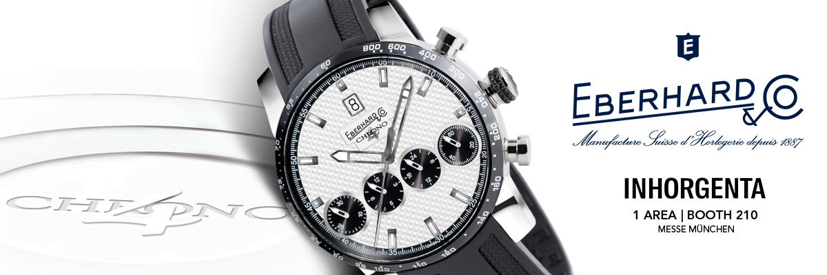 Banner Eberhard & Co. Chrono4 1200x400, promozione fiera Inhorgenta